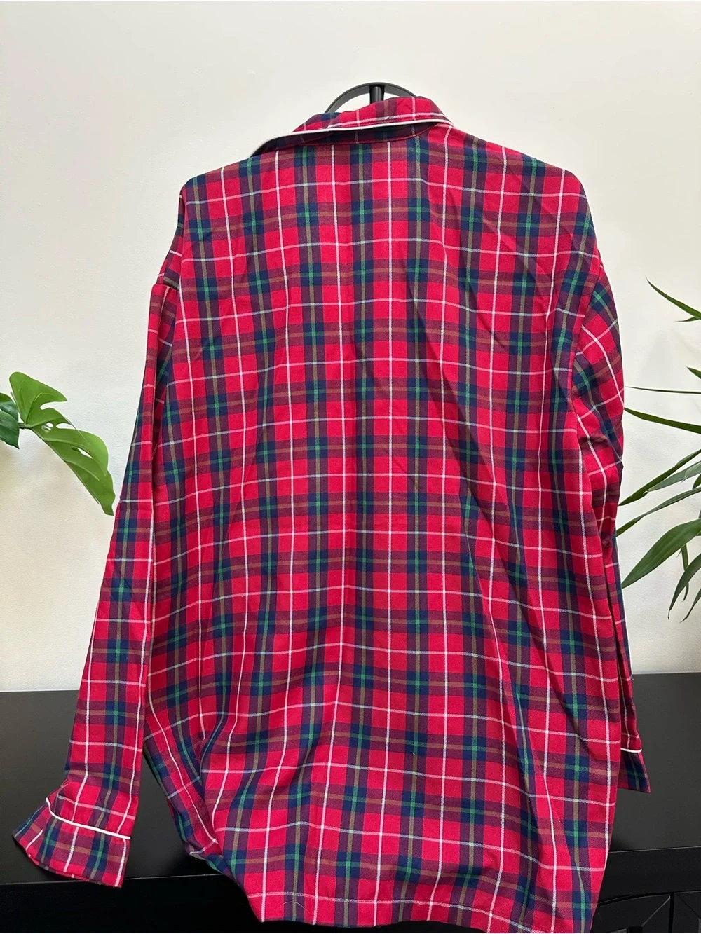 Disney Red and Green Plaid Flannel Shirt - Picture 2 of 3